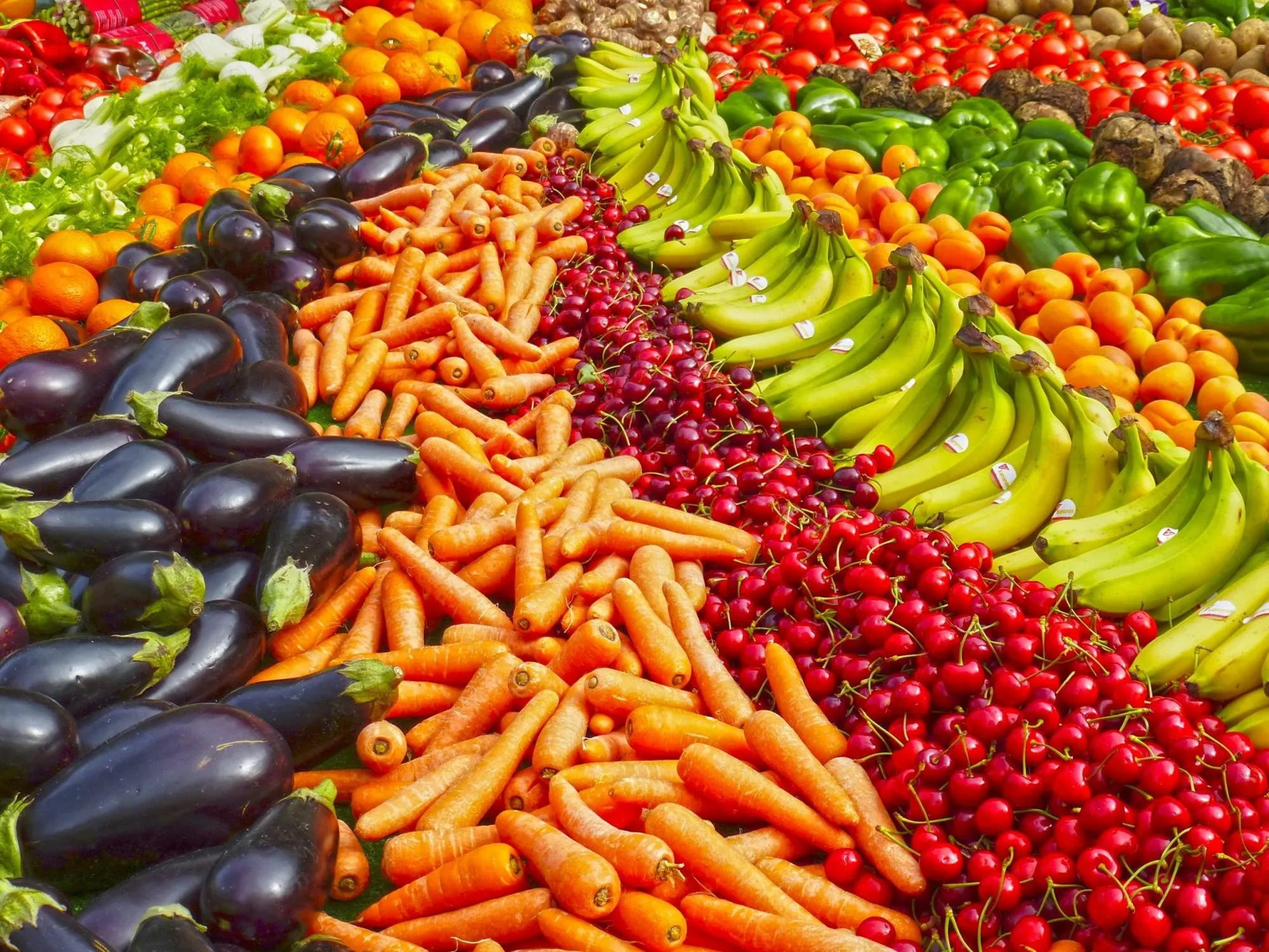 Fresh fruit and vegetables